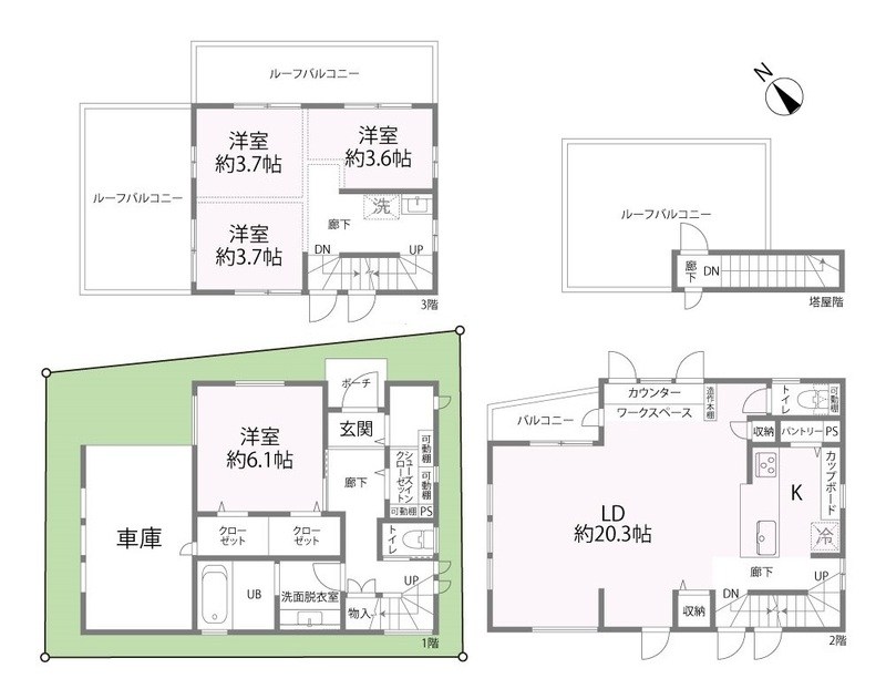 祐天寺1丁目戸建 間取り