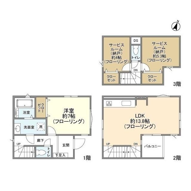 KoletTerrace北千束 間取り