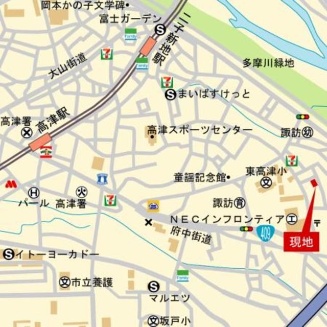 Bel Merissa 地図（共通）