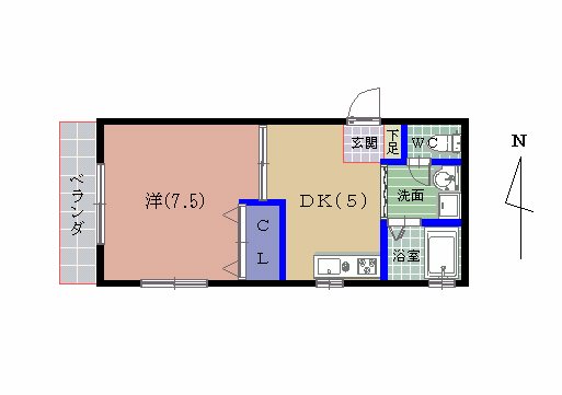 アベニュー平野志比口 間取り
