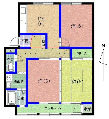 サニーコーポラス 間取り