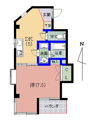 サンシャイン大東 間取り