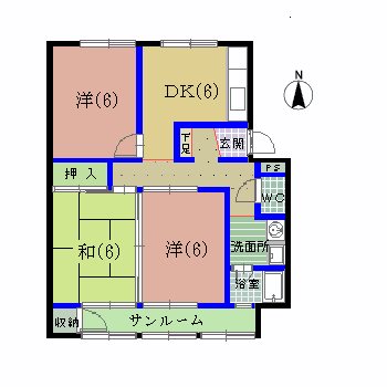 サニーコーポラス 間取り
