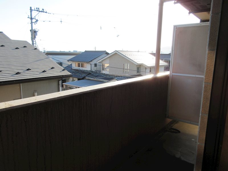 リバティ灯明寺 ベランダ