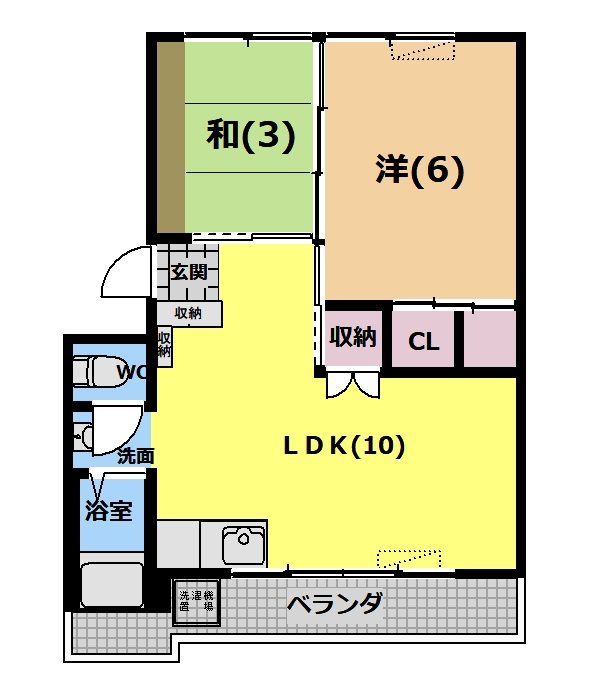 吉川マンションＢ棟 間取り