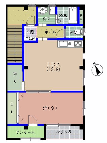 エスパス・トロワ 間取り