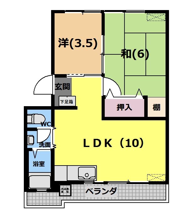吉川マンションＢ棟 間取り