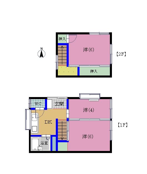 城東4丁目貸家 間取り