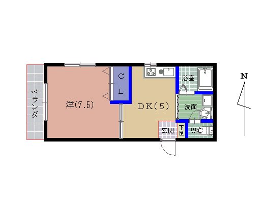 アベニュー平野志比口 間取り