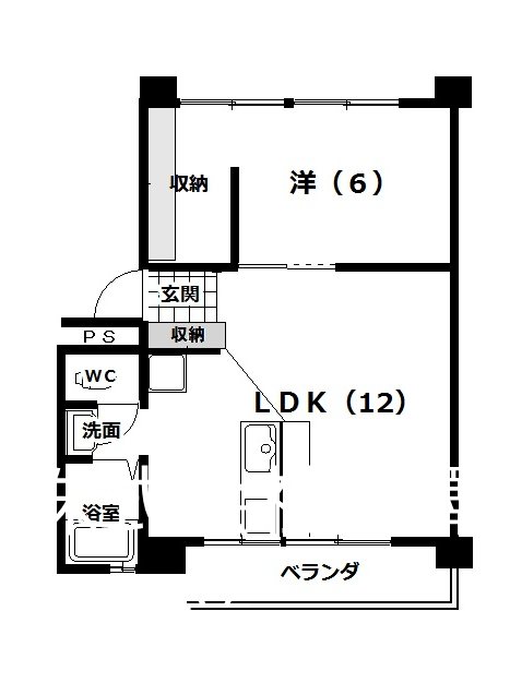 吉川マンションＢ棟 間取り