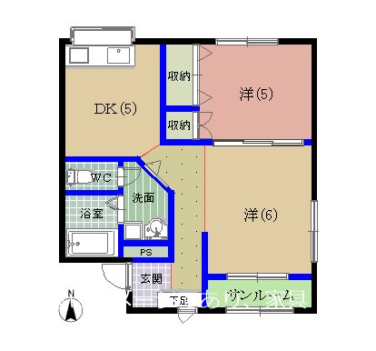 コーポ満月 間取り