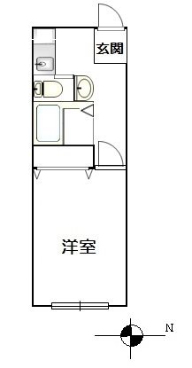 さくらハイツ 202号室 間取り