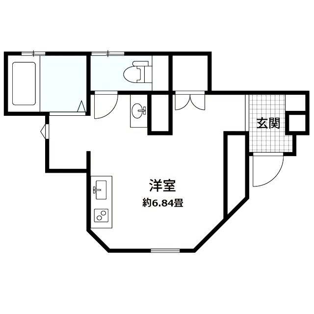 アウラ本郷台 101号室 間取り