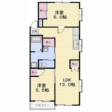 ホワイトハウス本郷台 305号室 間取り