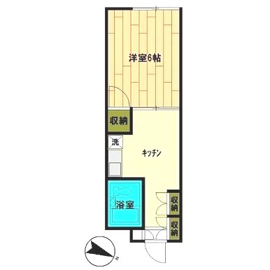 セゾン六浦ハイツ 103号室 間取り
