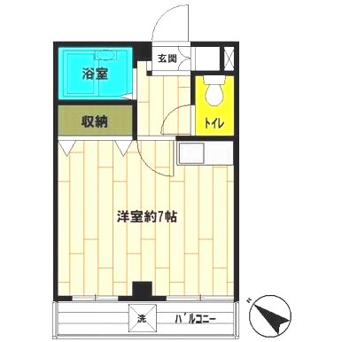 福冨ビル 202号室 間取り