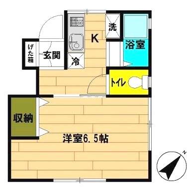 UB六浦 302号室 間取り