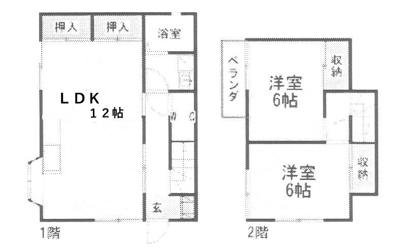 サンバーン港南台E-1 間取り