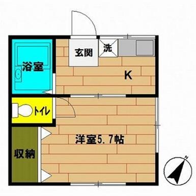 カーサブランカ 101号室 間取り
