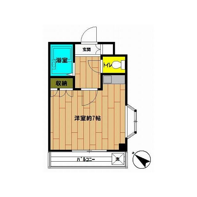 福冨ビル 303号室 間取り
