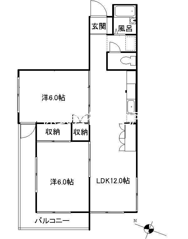 セトル本郷台Ⅰ 401号室 間取り