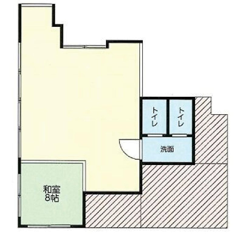 角野貸事務所・倉庫 1F号室 間取り