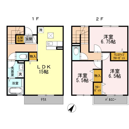 クレールN 102号室 間取り