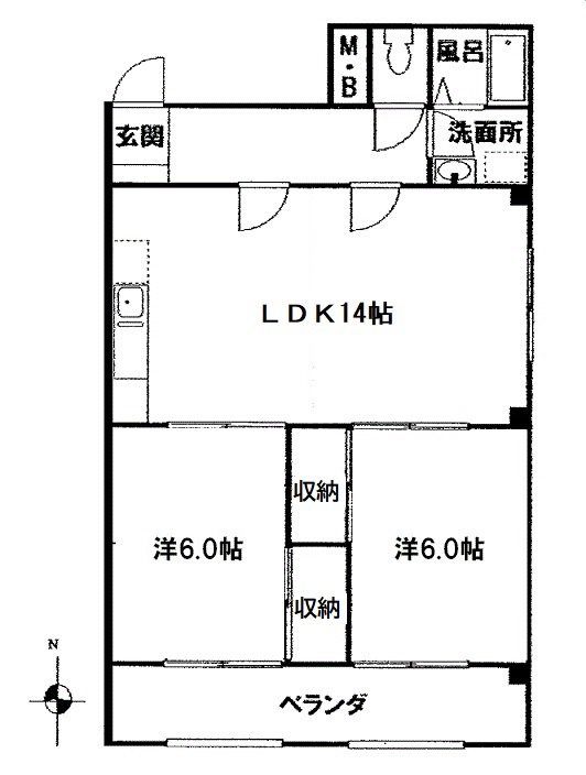 門倉第2ビル  間取り