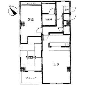 コースト鎌倉 間取り図