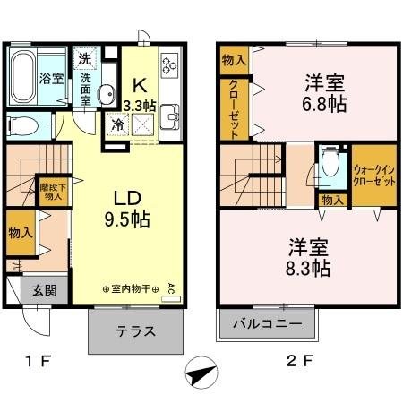 Ｍａｉｓｏｎｅｔｔｅコウリョウ鎌倉山　 紫陽花号室 間取り