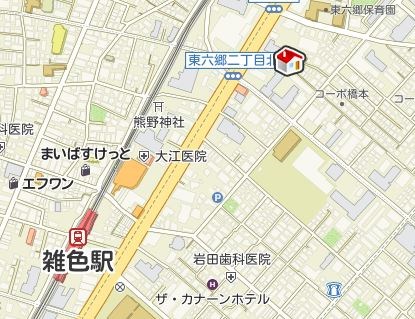 メゾン　ラポール 地図（共通）