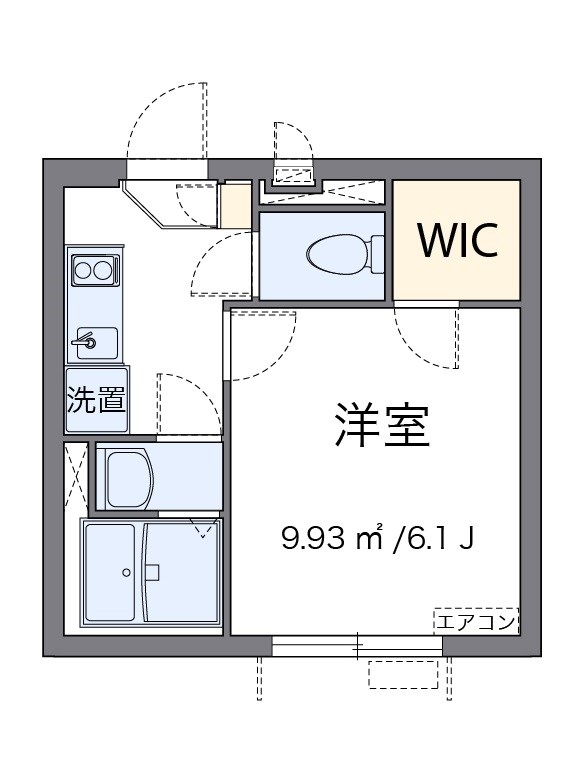 グランディール 301号室 間取り