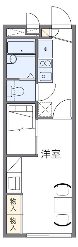 品川 104号室 間取り