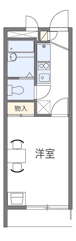 堤方 206号室 間取り