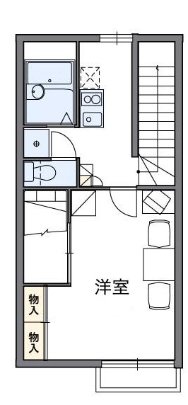 咲樹 205号室 間取り