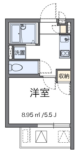 Saletta 大森山王 301号室 間取り