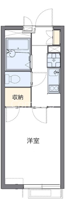 長者丸 204号室 間取り