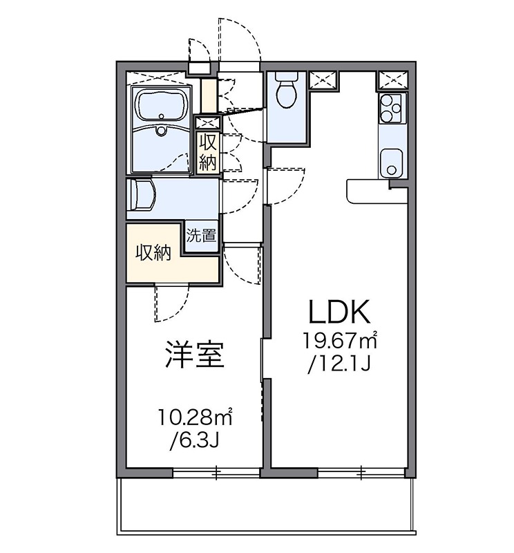 堤方Ⅱ 間取り