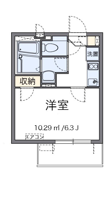 フローラ大森南 間取り図
