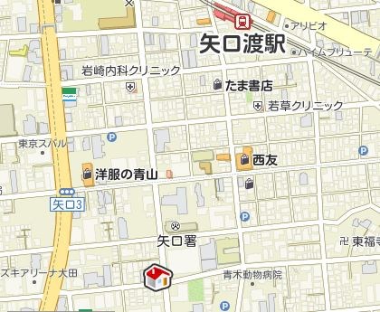 サニーハイム 地図（共通）