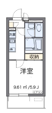 翔花 102号室 間取り