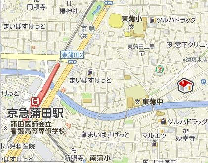 グレイスコーポ薩摩 地図（共通）