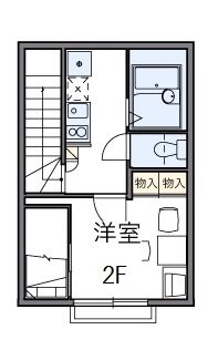 ＨＡＰＰＩＮＥＳＳ大森Ⅱ 209号室 間取り