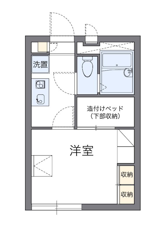 Ｓｕｎｎｙ　Ｓｉｄｅ 302号室 間取り