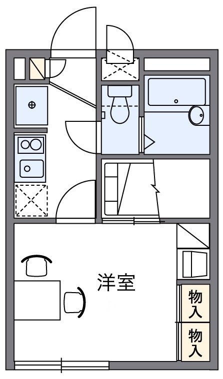 tt141 103号室 間取り