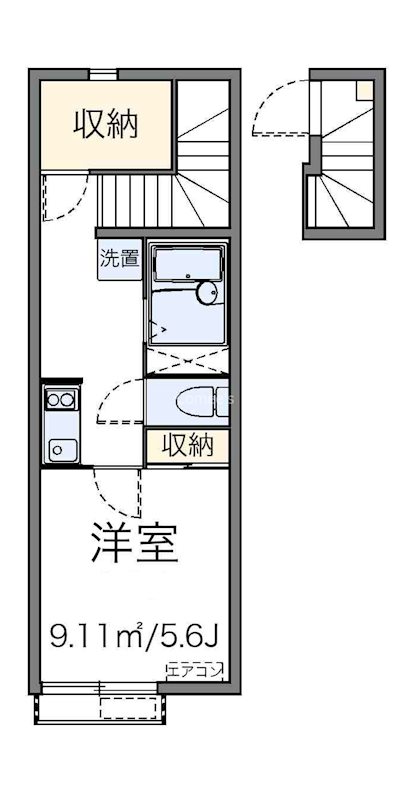 ユースタイル 203号室 間取り