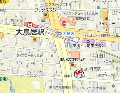 スカイゲート羽田 地図（共通）