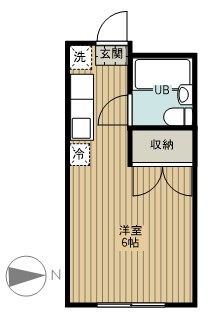 ハイツタケハナ 間取り図