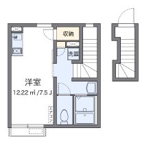 アミティエ西大井 間取り図