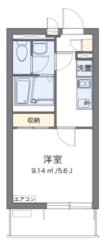 ルミエール蕨 303号室 間取り